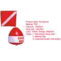 Diving spearfishing dive inflatable marker buoy floats with flag